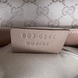 Nude GG Web Canvas Small Backpack