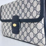 Navy GG Web Crossbody