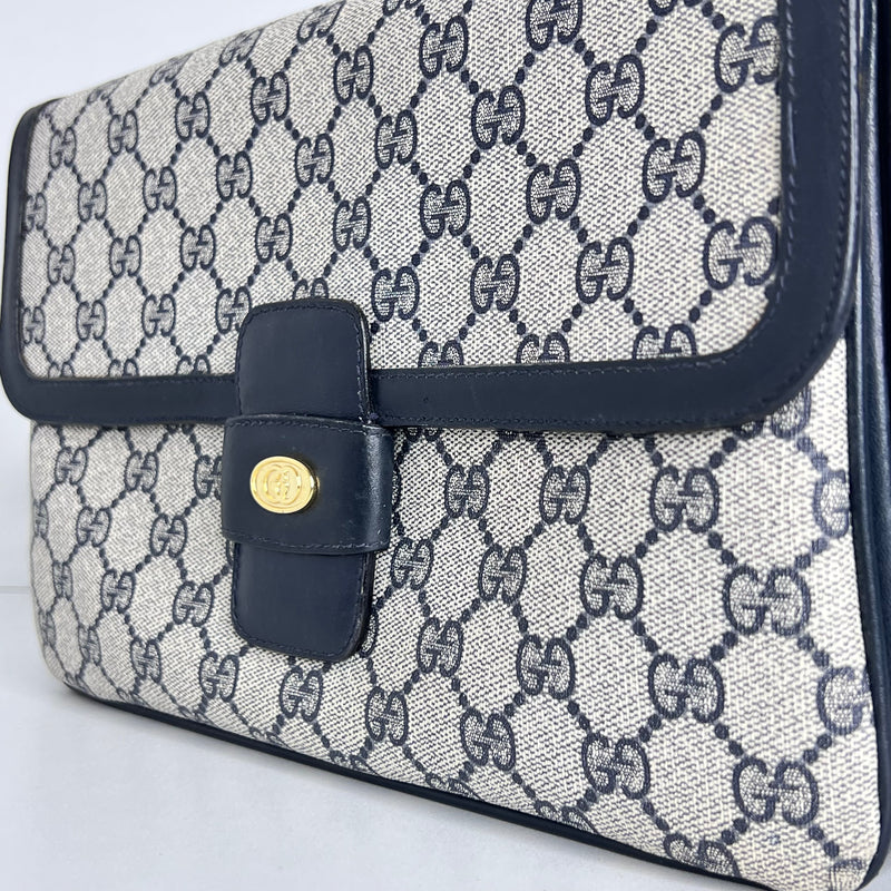 Navy GG Web Crossbody