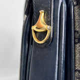 Navy GG Web Crossbody