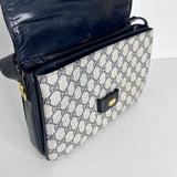 Navy GG Web Crossbody