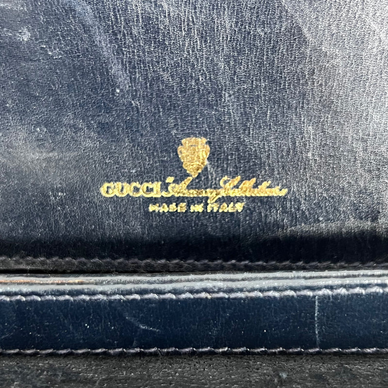 Navy GG Web Crossbody