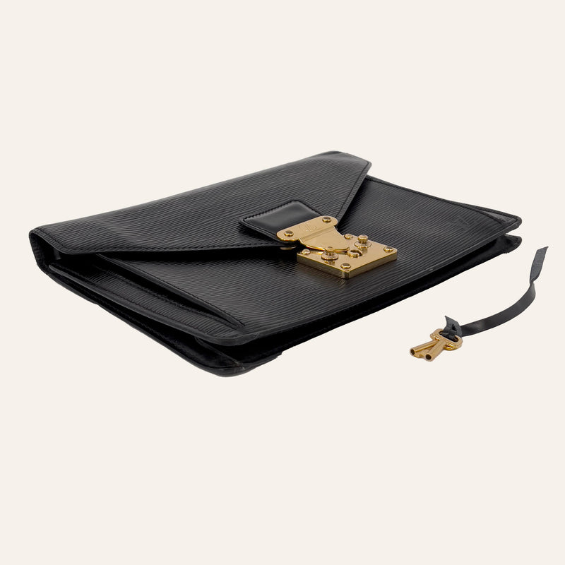 Louis Vuitton - Black Epi Pochette Serie Dragonne – The Reluxed