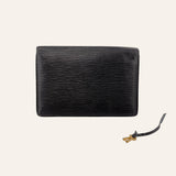 Black Epi Pochette Serie Dragonne