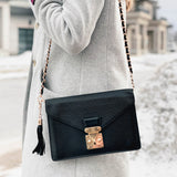 Black Epi Pochette Serie Dragonne