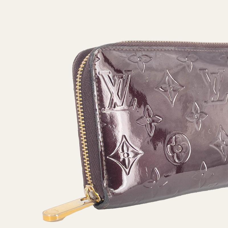 Vernis Patent Calf Leather Zippy Wallet