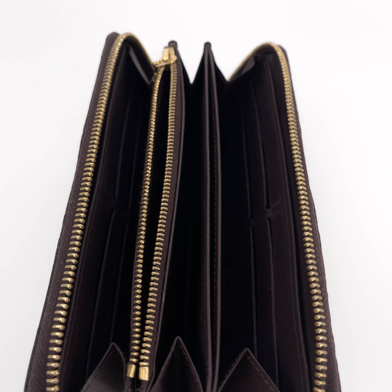 Vernis Patent Calf Leather Zippy Wallet