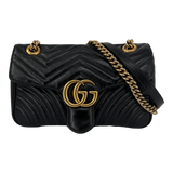 GG Marmont Small Matelassé Shoulder Bag