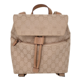 Nude GG Web Canvas Small Backpack