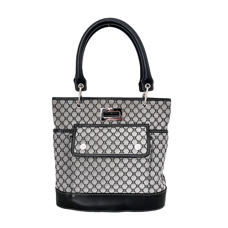 Navy Macadam Mini Tote