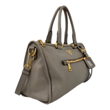 Grey Vitello Daino Bag