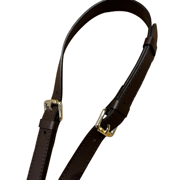 5/8" Leather Replacement Strap - Double Adjustable
