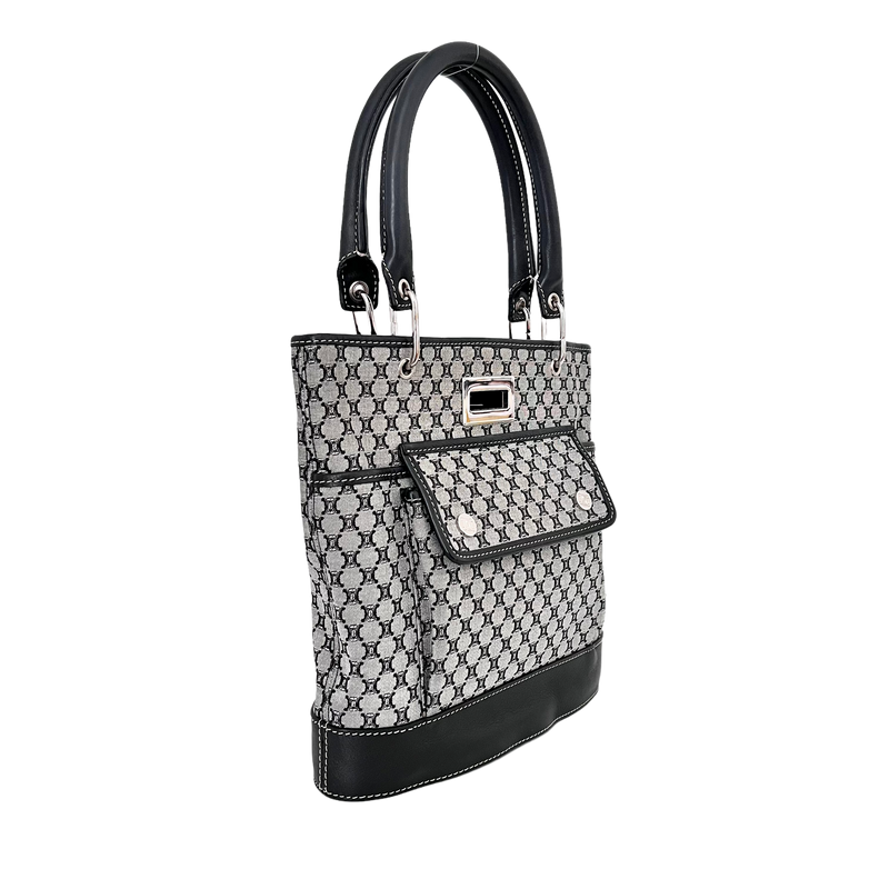 Navy Macadam Mini Tote