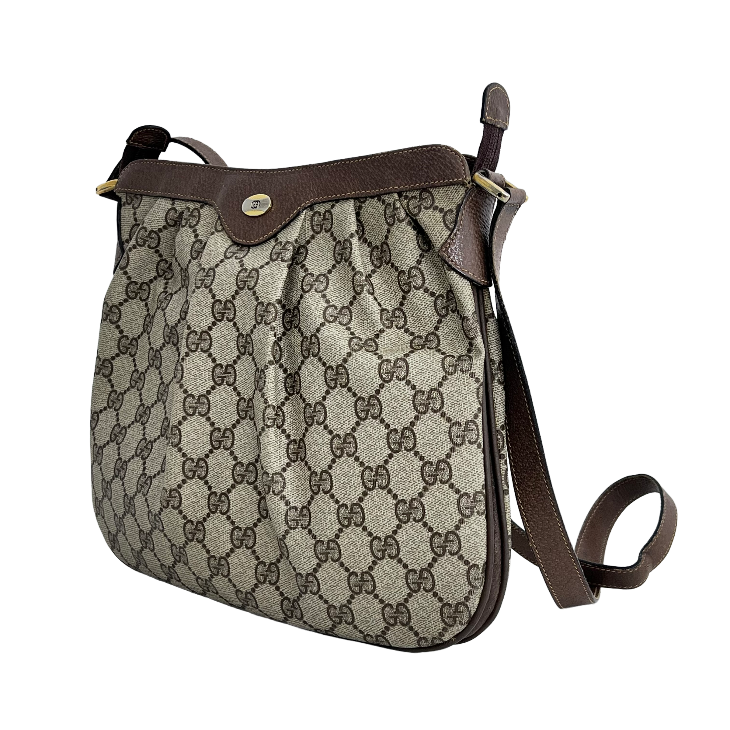 Medium Vintage GG Web Crossbody