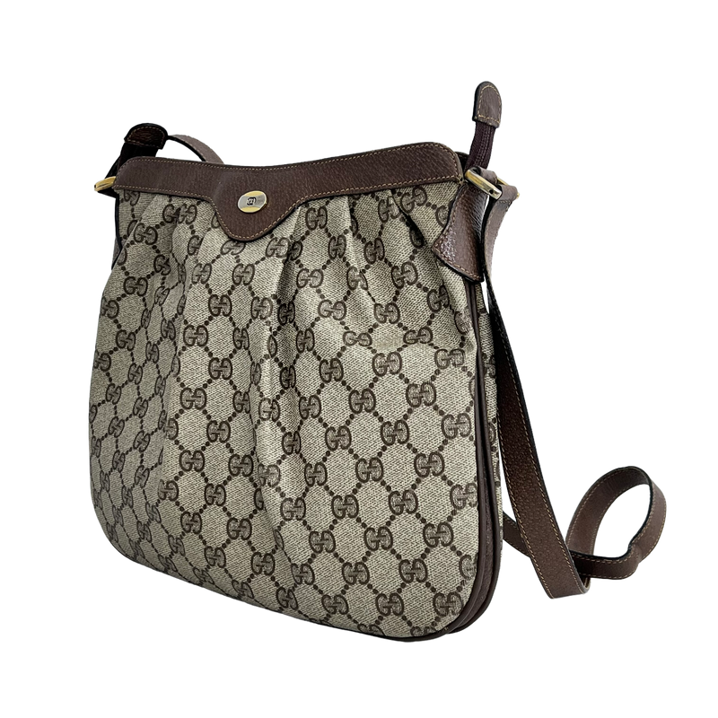 Medium Vintage GG Web Crossbody