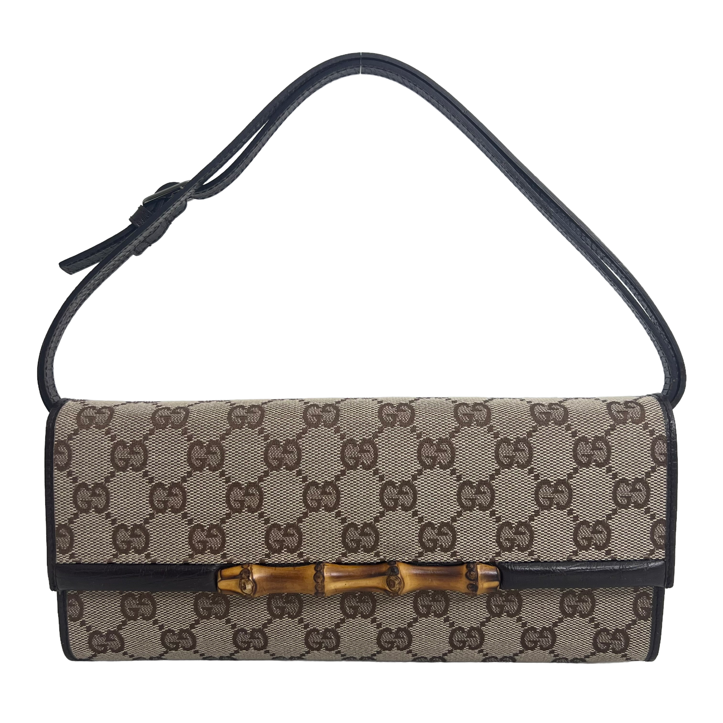 GG Canvas Bamboo Bar Crossbody