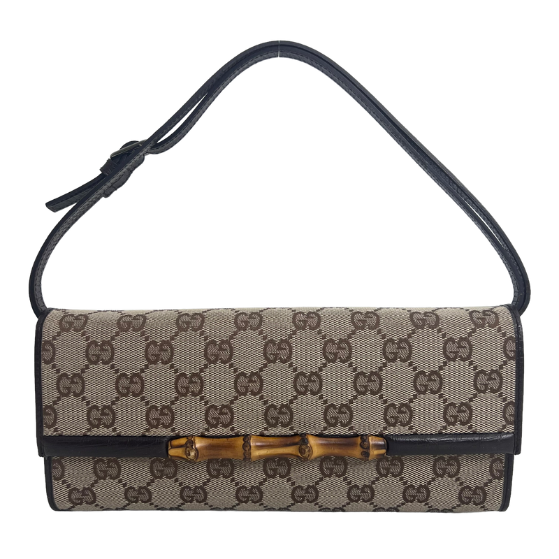 GG Canvas Bamboo Bar Crossbody