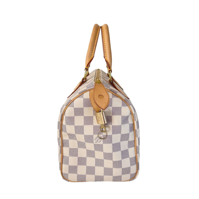 Speedy 25 Damier Azur