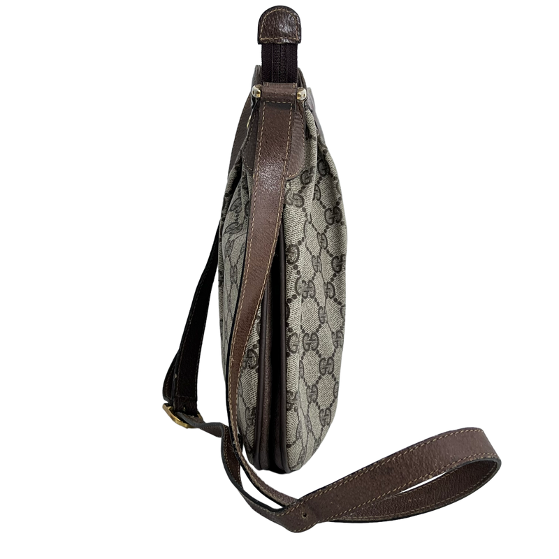 Medium Vintage GG Web Crossbody