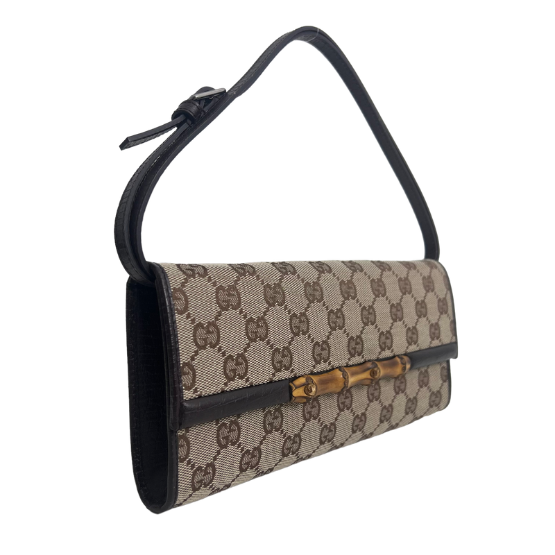 GG Canvas Bamboo Bar Crossbody