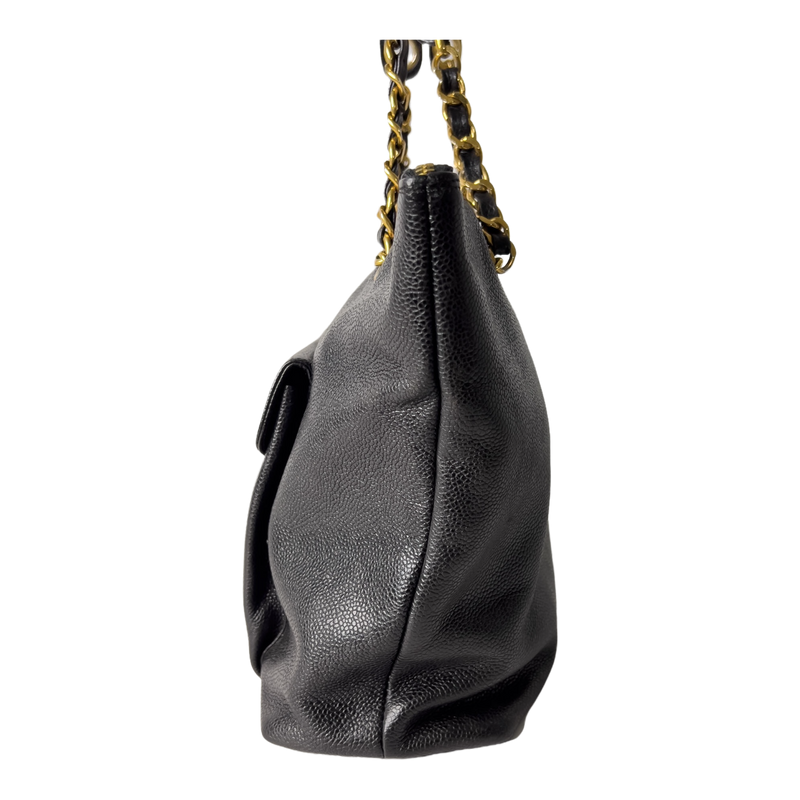 Vintage Caviar CC Turn-lock Tote