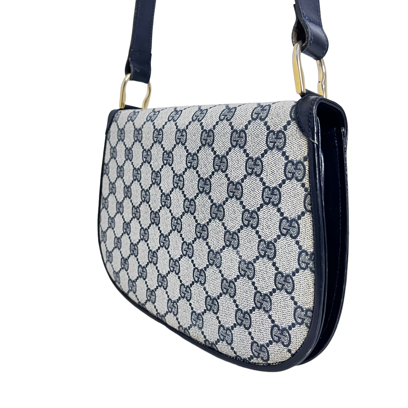 Vintage GG Web Twist Lock Shoulder Bag