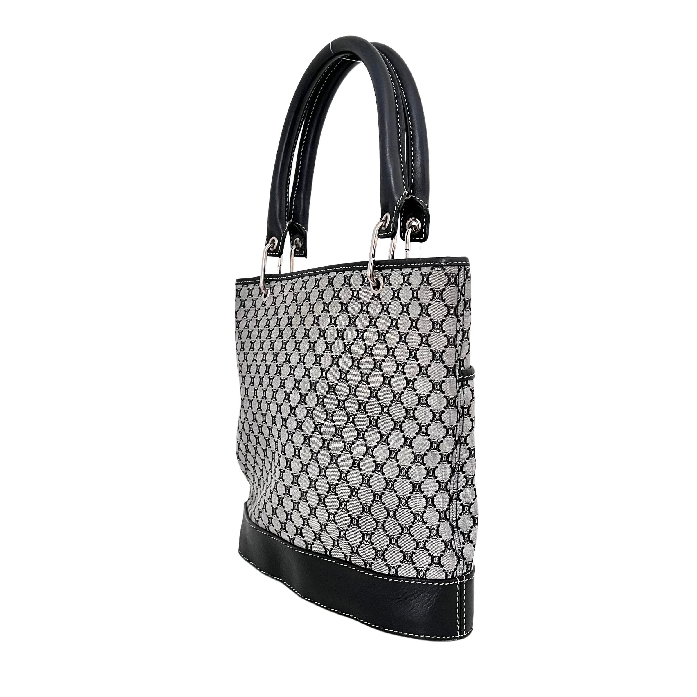 Navy Macadam Mini Tote
