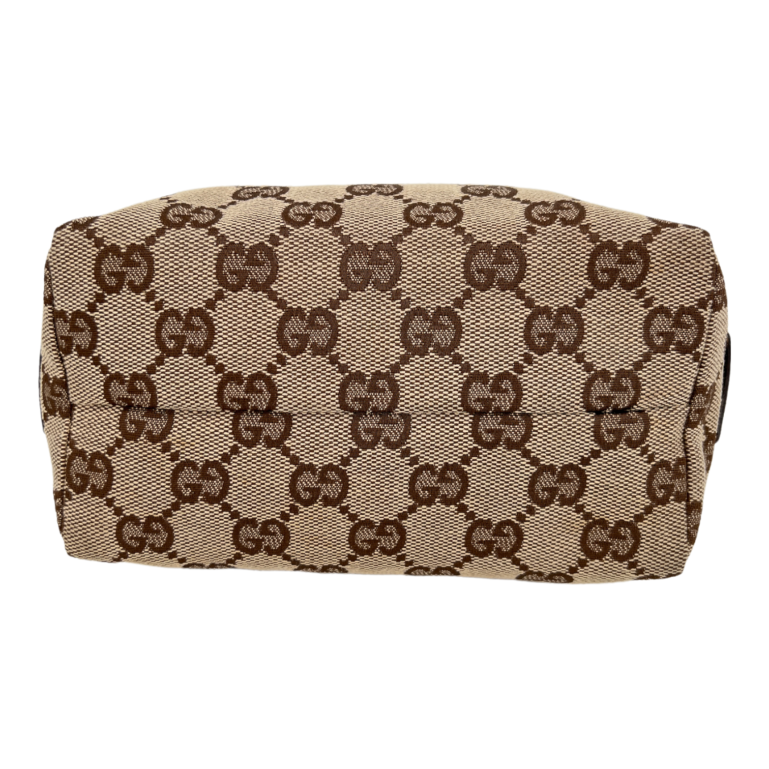 Canvas GG Web Makeup Pouch