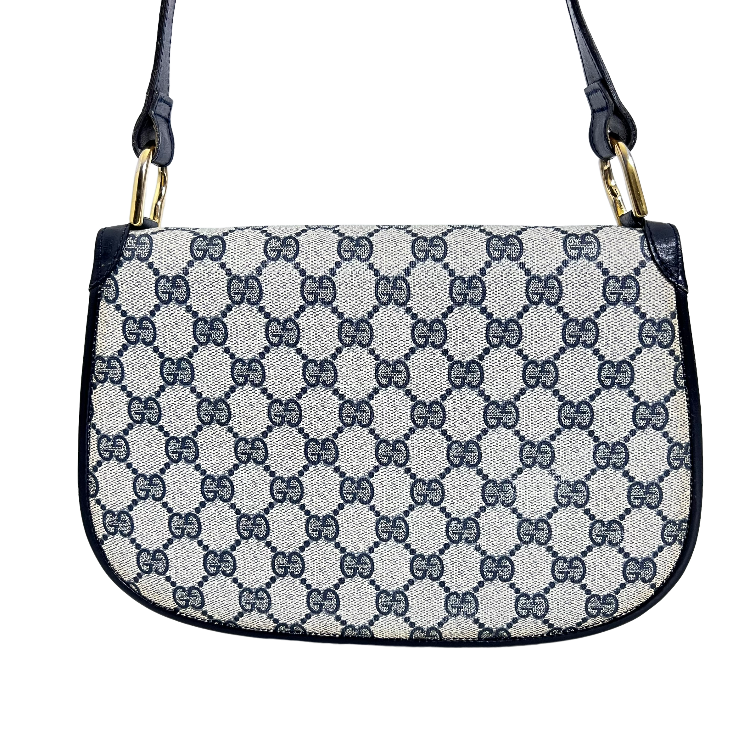 Vintage GG Web Twist Lock Shoulder Bag