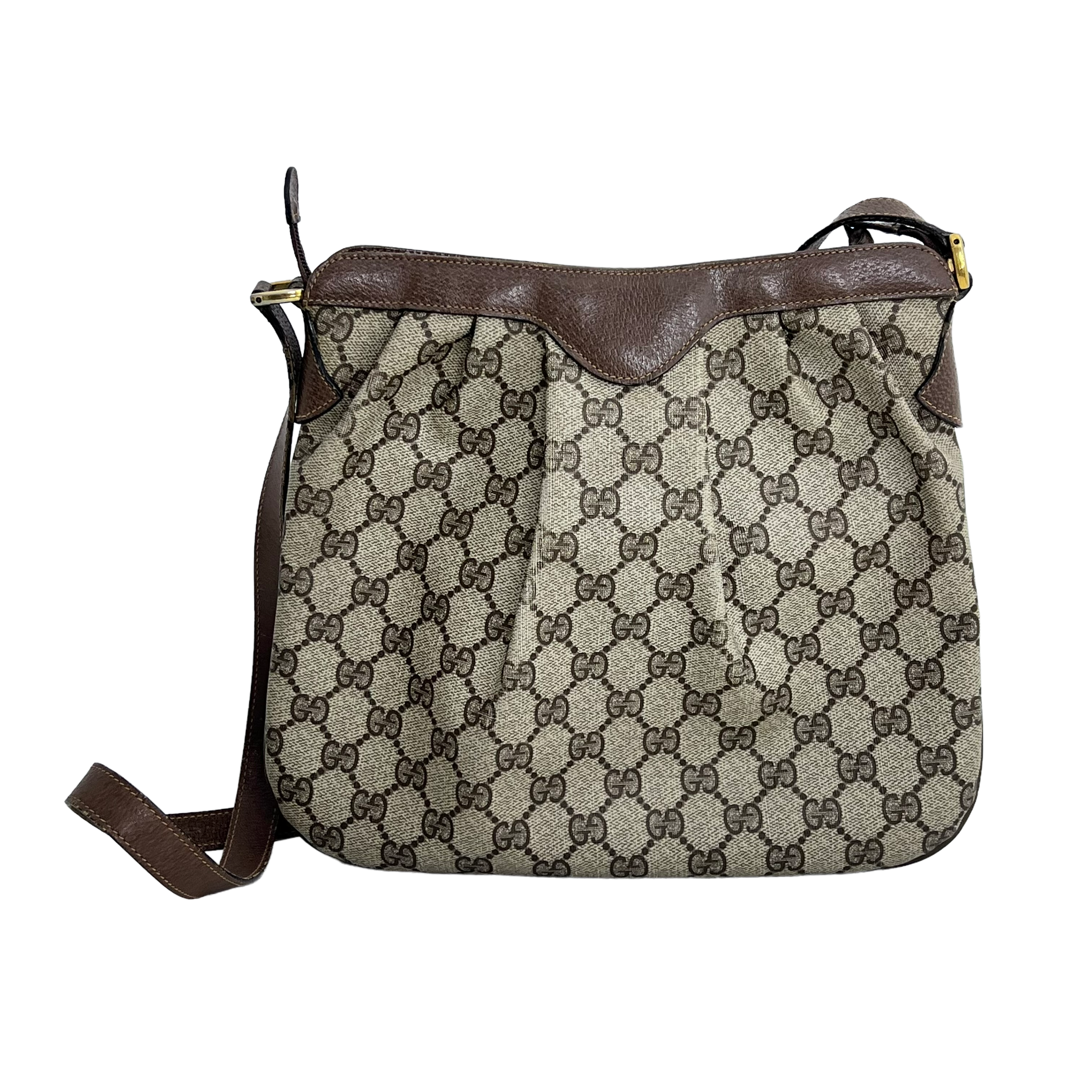 Medium Vintage GG Web Crossbody