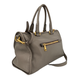 Grey Vitello Daino Bag