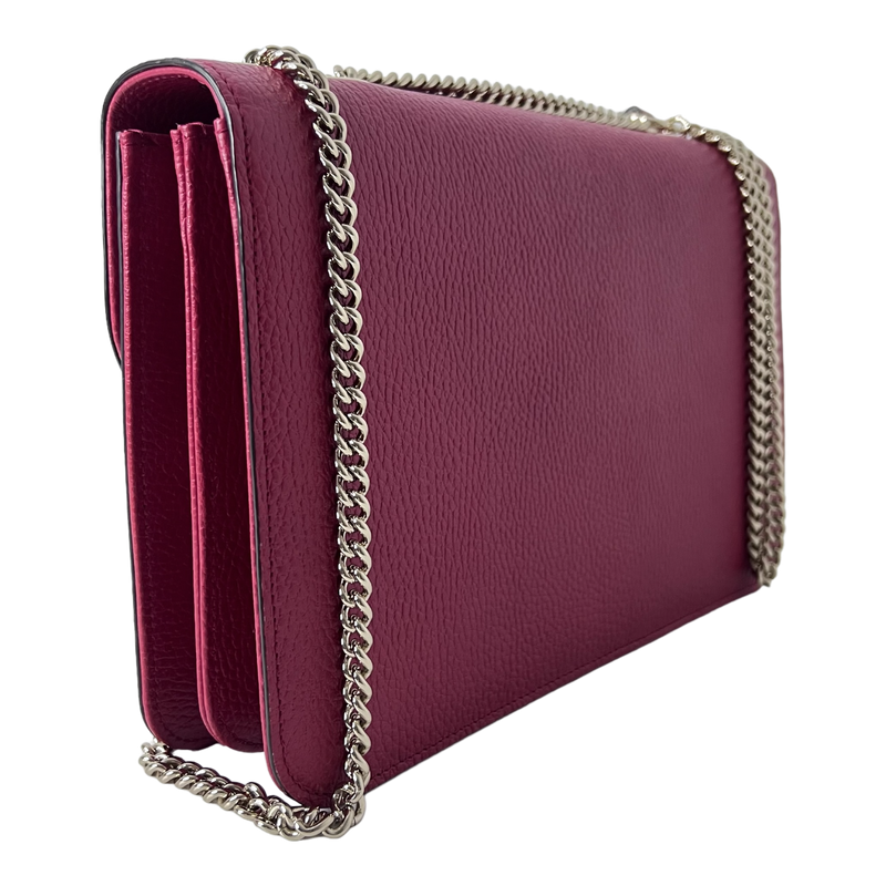 Red Interlocking GG Shoulder Bag