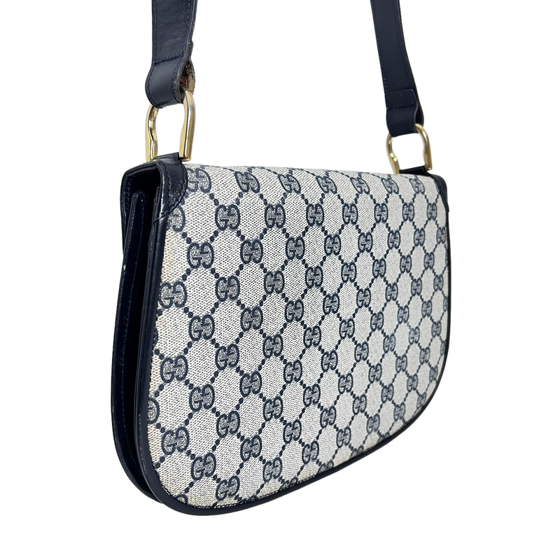 Vintage GG Web Twist Lock Shoulder Bag