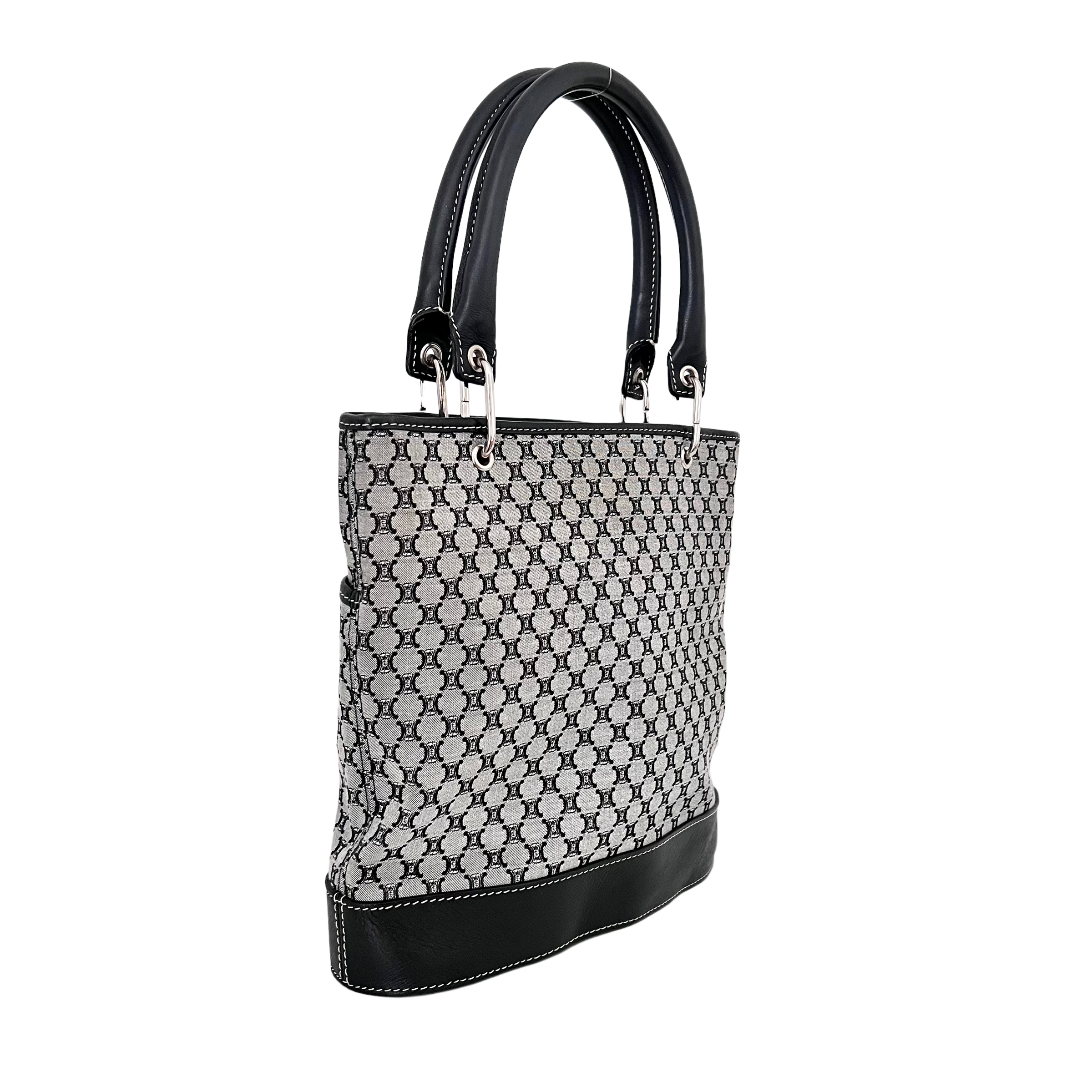 Navy Macadam Mini Tote