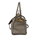 Grey Vitello Daino Bag
