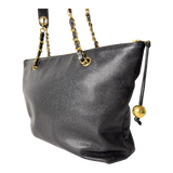 Vintage Caviar CC Turn-lock Tote