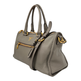 Grey Vitello Daino Bag