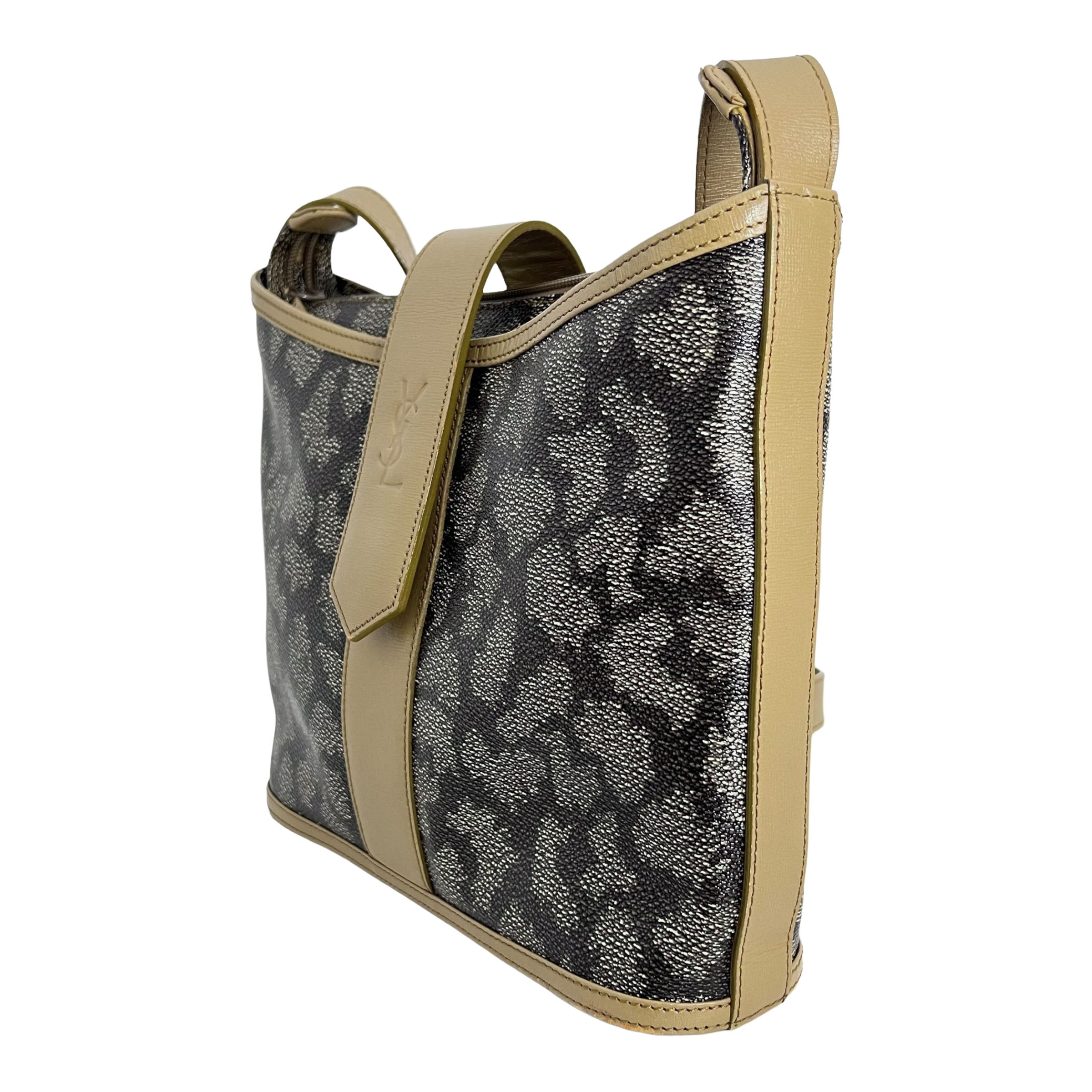 Giraffe Print Snap Close Crossbody