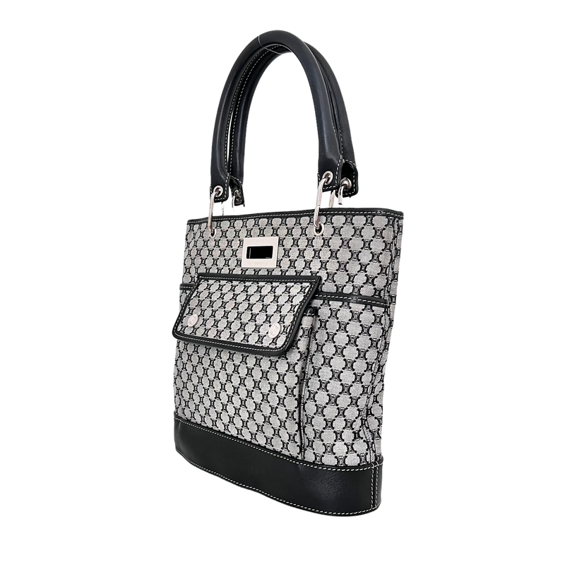 Navy Macadam Mini Tote