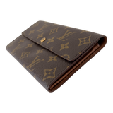 Monogram Wallet with Gold Chain