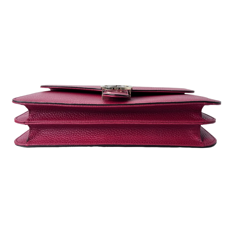 Red Interlocking GG Shoulder Bag