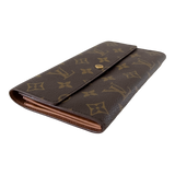 Monogram Wallet with Gold Chain