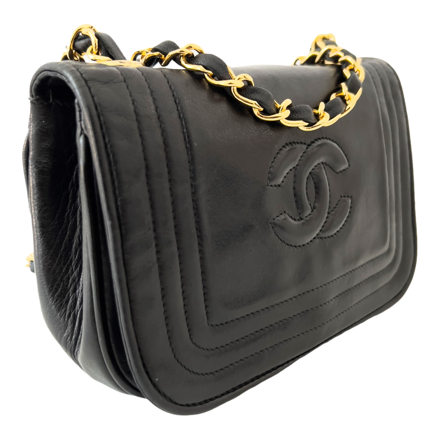 CC Lambskin Mini Shoulder Bag