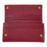 Bordeaux Saffiano Leather with Gold Hardware