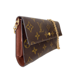 Monogram Wallet with Chain