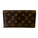 Monogram Wallet with Gold Chain