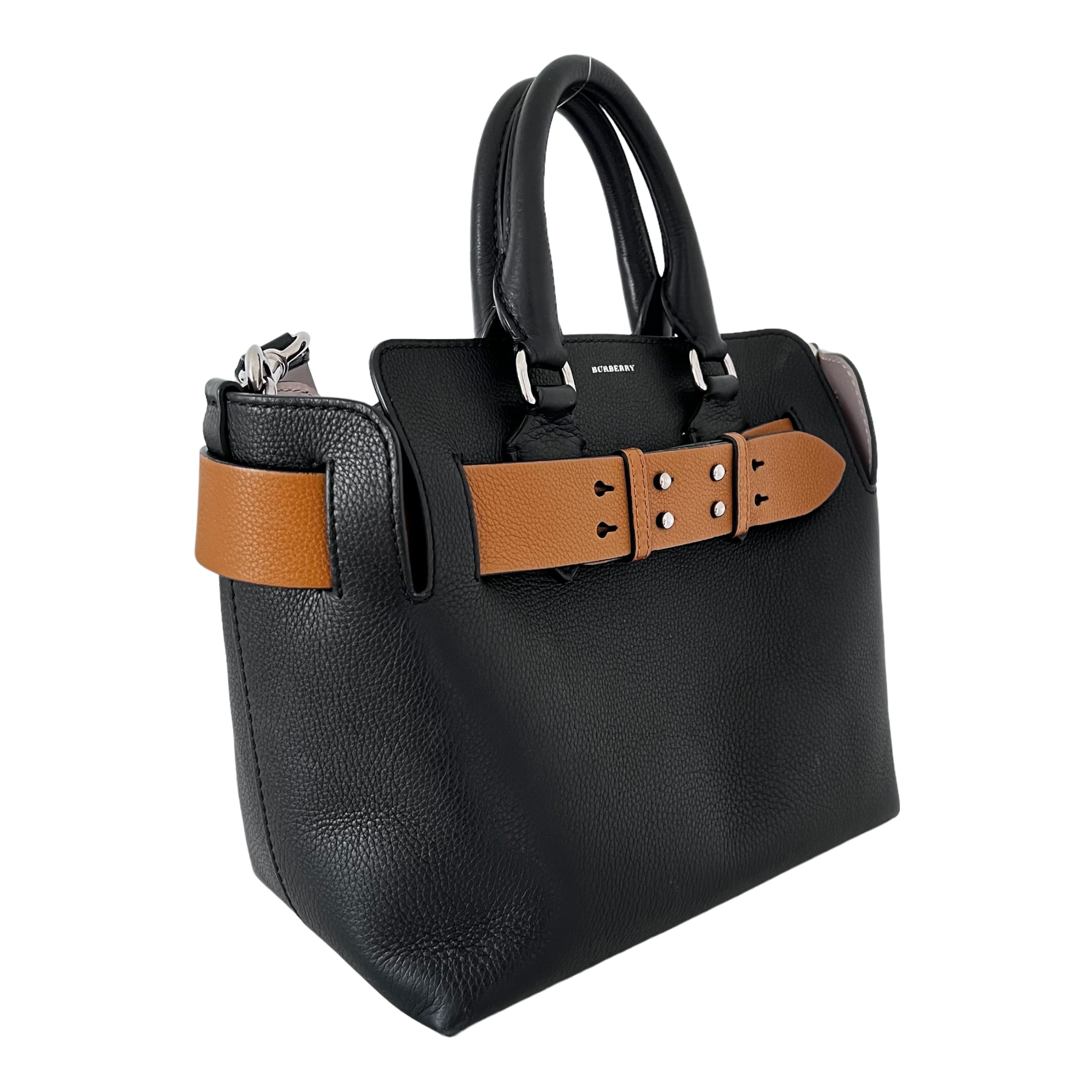 Medium Belt Tote Leather Bag