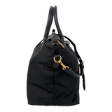 Saffiano-Trimmed Tessuto Tote