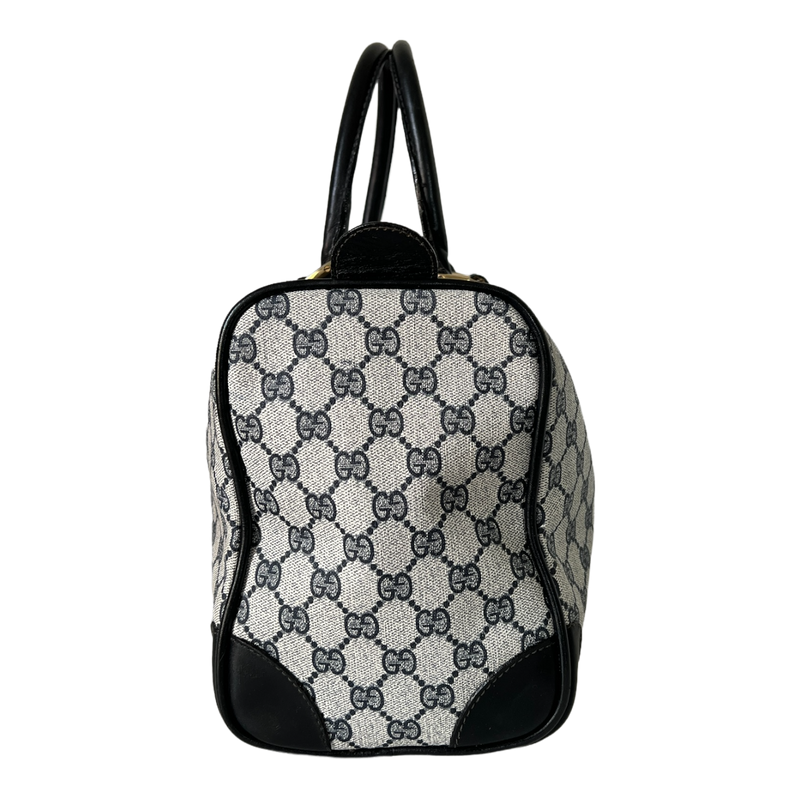 GG Web Supreme Canvas Boston Bag