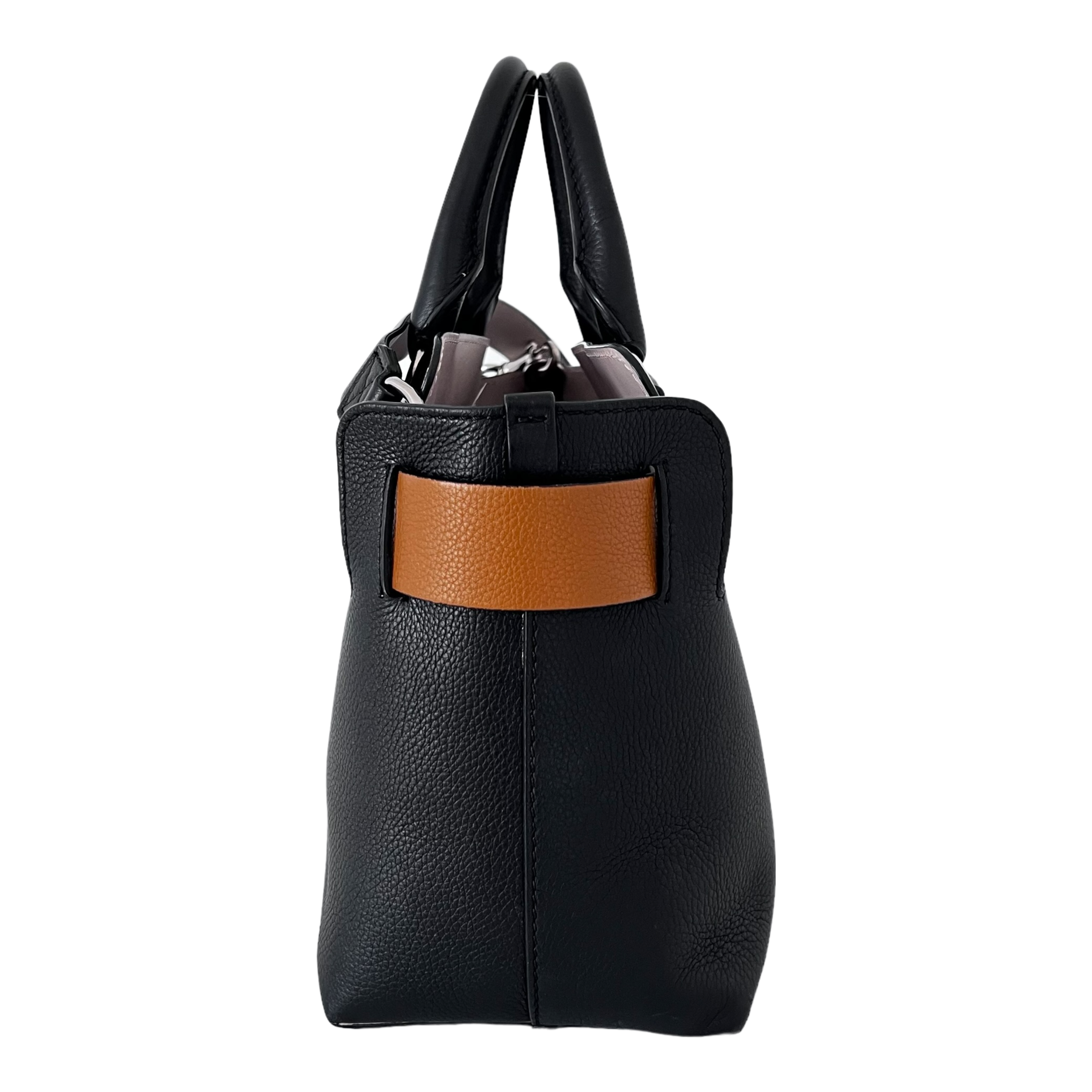 Medium Belt Tote Leather Bag